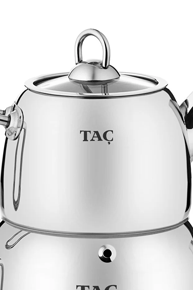 Panda Orta Boy 4 Parça Paslanmaz Çelik Çaydanlık Takımı 1.25-2.00lt